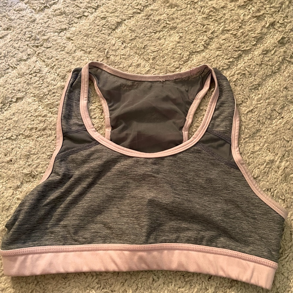 sports bra from avia, xl, pink and gray